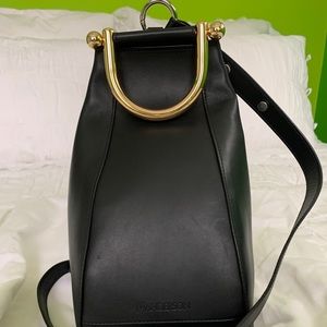 JW Anderson Small wedge leather shoulder bag